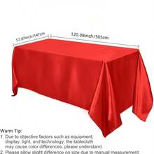 1 buc. Față de masă elegantă țesută, culoare solidă, 57,87 * 120,08 inch, stil rustic pentru cină, întâlnire pentru cupluri, ceremonie de absolvire, decor pentru catering, decor minimalist casual - Albastru regal - Vizualizare 4