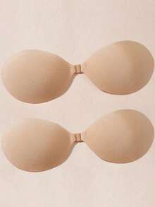 4pcs Strapless Invisible Bras, Suitable For Women's Backless Dresses, Summer Outfits, Vacation Essentials, Reusable - Multicolor - View 15