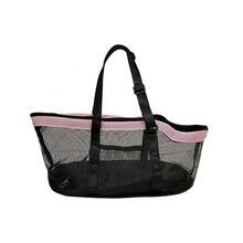 1pc Denim Pet Carrier Bag, Portable Handbag & Shoulder Bag, Suitable For Cats/Teddy/Poodle/Panda, Open Design Outdoor Backpack - Multicolor - View 7