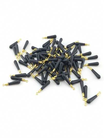 30pcs Fishing Copper Head Buoy Seat, Rotatable Black Fishing Float Seat, Omnidirectional Competition Buoy Seat, Fishing Tackle Small Accessories