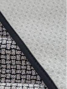 1pc High-End Retro Plaid Sofa Cushion, Luxury Style, Stain-Resistant, Edge-Bound, Non-Slip & Wear-Resistant, All-Season Sofa Protector Cover - White - View 4