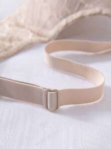 Bộ 2 áo ngực và quần lót ren trắng & nude dành cho nữ, áo ngực nâng ngực có gọng cỡ 3/4, nội y gợi cảm, thoáng khí, mềm mại, co giãn, phù hợp cho mặc hàng ngày, đồ ngủ và các dịp thường ngày. - Nhiều màu - Xem 7