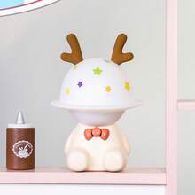 High Quality Kawaii LED Night Lamp Rechargeable Silicone Nightlight With Cartoon Design Cute Animal Night Light - 彩色 - 查看 3
