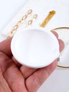 Bộ dụng cụ nung chảy kim loại, nồi nung thạch anh và kìm kẹp, dụng cụ kẹp hợp kim để nung chảy kim loại, dụng cụ làm đồ trang sức, nồi nung, đĩa nung chảy kim loại. - Bát thạch anh nung - Xem 3