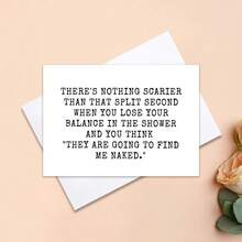 Funny Friend Greeting Card: "Nothing Scarier" Quote, Friendship Card, Friend Card, Birthday Cards Suitable For All Occasions - Multicolor - View 8