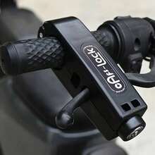 Universal Motorcycle Throttle Lock - Portable 3-Hole Handle Lock Suitable For Scooters, Electric Bicycles, Mopeds, Anti-Theft Clamp, Integrated Brake Lever, Black Adjustable Clamping Device - Throttle Lock - View 7