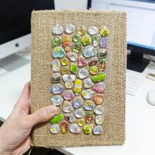 1pc 3D Carved Crystal Sticker, Random Style Mixed Color Plastic Self-Adhesive Sticker, Suitable For DIY Decorating Diary, Phone Case, Notebook, Water Bottle - Semi-Gloss Asymmetrical Shape, Single Use, Random Sticker, Semi-Gloss, Asymmetrical Shape, Single Use - Multicolor - View 8