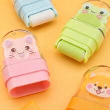 4pcs Cute, Durable And Precise Space Pet Erasers, Convenient To Use Anytime Anywhere! - Animal Shapes - View 2