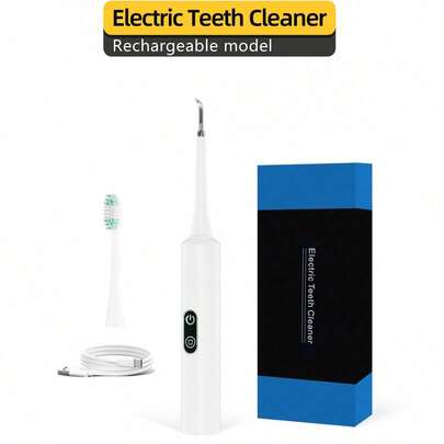 Limpiador dental ultrasónico, cepillo de dientes eléctrico para uso doméstico, 5 modos inteligentes, carga tipo C, elimina el sarro y la placa, blanquea los dientes, cuidado oral