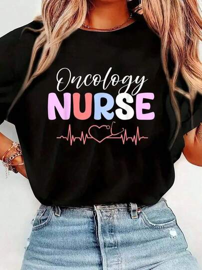 Cotton Mom Pit Crew Race Car Birthday Family Matching Pit Crew-Shirt Print-Shirt Casual Crew Neck Short Sleeve C