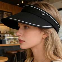 Mũ chống nắng UPF 50+ dành cho nữ - Mũ chống tia UV khi đạp xe mùa hè - Mũ trùm đầu chống tia UV - Khẩu trang rộng vành chắn nắng - A - Xem 8