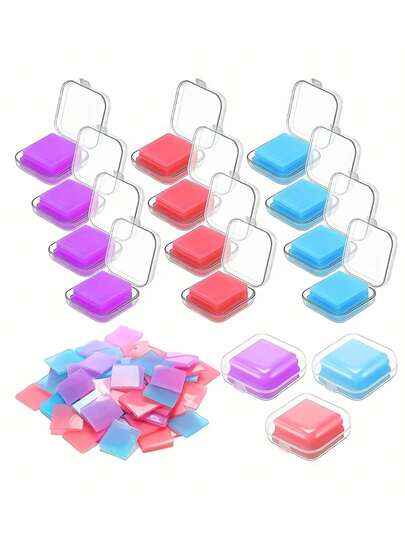 6pcs/Box Multi-Color Diamond Art Painting Wax, Diamond Art Painting Clay, DIY Silicone Adhesive Clay 5D Diamond Painting Tools Craft Accessories