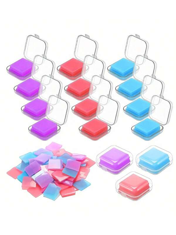6pcs/Box Multi-Color Diamond Art Painting Wax, Diamond Art Painting Clay, DIY Silicone Adhesive Clay 5D Diamond Painting Tools Craft Accessories