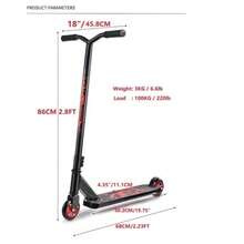 360° Rotating Stunt Scooter / ABEC-7 Bearings / Suitable For All Skill Levels / BMX Sport Bicycle / Random Color - Multicolor - View 9
