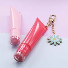 5个双面珐琅雏菊钥匙扣，花朵吊坠配迷你龙虾扣，多功能包饰，可用于挂护手霜、唇彩和钥匙 - 雛菊鑰匙圈 - 查看 7