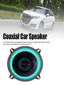 YAIUZGOO 1个6/5/4英寸两分频全频汽车音响扬声器，超薄低音炮升级扬声器 - B - 查看 8