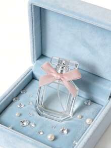 1个50毫升可重复灌装透明香水瓶，饰有蝴蝶图案，包含漏斗、滴管和喷头 - 可重复使用的喷雾瓶，大容量喷雾器，玻璃瓶 - 可重复灌装和使用，旅行容器，旅行必备品，价格实惠的情人节、复活节、母亲节礼物 - 彩色 - 查看 5