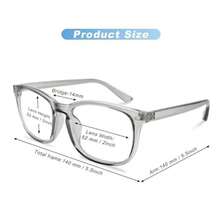 2 Pairs Of  Glasses That Block 99% Of Radiation From Computer And Gaming Screens| Anti-Fatigue Protective Glasses With UV Protection| Anti-Glare Office Live Streaming Glasses - 2 Black - View 5
