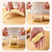1PC Manual Vegetable Slicer Cup Chopper - A Vegetable Slicer With Rectangular Blades And A Container, Portable Design, Easy To Clean Blades, Very Suitable For Strawberries, Bananas, Cucumbers, Onions, Mushrooms, Etc. It Can Be Used For Preparing, Slicing, Shredding, And Chopping Vegetables, Vegetable Shredders - Multicolor - View 9