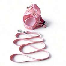 Pink Harness With Anchor Points, Suitable Kittens And Small Dogs. - Pink - View 2