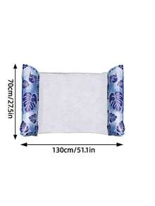 1/2pcs Inflatable Floating Bed, Foldable Maple Leaf Floating Mat, Swimming Pool Hammock, Inflatable Floating Lounger, Swimming Accessories, Water Relaxation Floating Mat - Multicolor - View 12