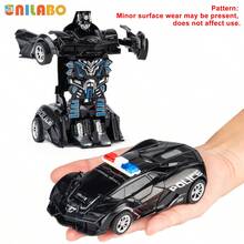 unilabo Juguete de coche deportivo transformable: Coche de carreras deslizante con propulsión por inercia, vehículo robot 2 en 1 con transformación automática - ¡Excelente regalo creativo para niños! - Multicolor - Ver 13