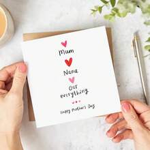 Thiệp Ngày của Mẹ dành cho Mẹ và Bà, Tất cả của chúng ta, Thiệp Ngày của Mẹ vui nhộn, Ngày của Mẹ, Thiệp dành cho Mẹ tuyệt vời nhất - nhiều màu - Xem 5