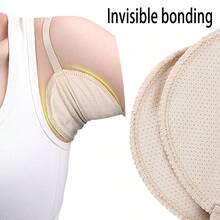 Miếng lót thấm mồ hôi vùng nách dạng tổ ong mềm mại, thân thiện với da, thoáng khí, nhanh khô, có thể giặt được, vô hình, thấm hút mồ hôi vùng vai. - Một kích thước - Xem 4