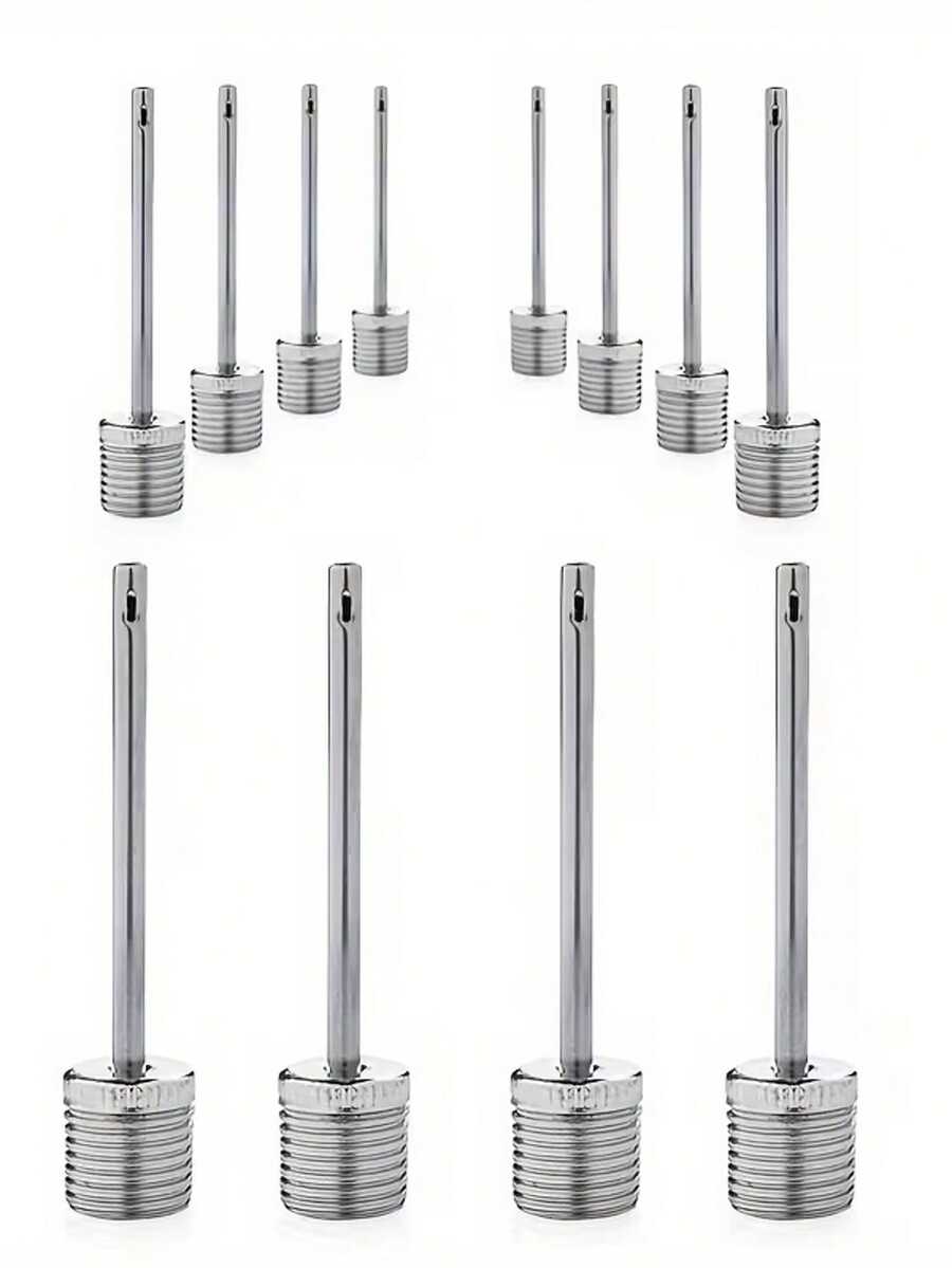 5pcs Metal Air Pump Needles, Universal For Sports Balls Inflation, Suitable For Football, Basketball, Volleyball