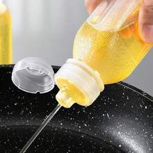 1 chai bóp trong suốt 500ml có vạch chia, chai đựng nước sốt, bình đựng dầu không rò rỉ dùng trong gia đình, chai xịt dầu nhà bếp, chai đựng gia vị, giấm, nước tương có thể điều chỉnh, hộp đựng chất lỏng/dầu - Xem 5