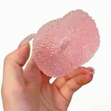 Squishy Ice Ball Maltose Fidgets Toy Super Soft Pink Mochi Slow-Rebound Squeeze Toy Anti-Stress Toy For Adults Hand Exercise - 粉色 - 查看 3