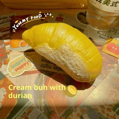 1pc Durian Squishy Toy - Stress Relief Toy - Squeeze Toy - Soft Toy - Squishy Toy - Fidget Toy - Stitch Toys - Travel Toys - Classroom Fidget Toys - Mini Bath Toys - Christmas Stationery Stress Ball, Birthday Gift, Perfect Gift, Present, Toys, Games