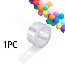 1-20Pcs Balloon Decorating Strip, Each Roll 500cm/196in Long, Balloon Arch Decorating Strip Set Suitable For Party, Wedding And Birthday Decoration, Balloon Tape Chain Ribbon, Baby Shower Party Decoration - 500cm/roll - View 15