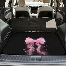 1 件加厚趣味表情印花汽车后备箱垫，防水防尘，易于清洁，适用于 SUV、轿车、卡车，有效保护后备箱。 - 100cm*75cm - 查看 10