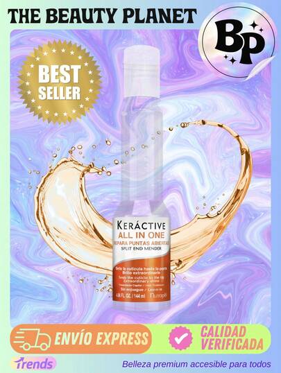 Tratamiento Intensivo Sellador De Puntas Nutrapel Keractive All In One 144ml Cierra Y Protege Cutícula
