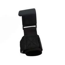 1pc Gym Fitness Weight Lifting Wrist Strap, Pull-Up Style Weightlifting Wrist Support Gloves - Black - View 4