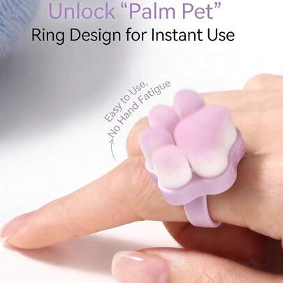 New Cat Paw Shaped Soft Bristle Nail Brush, Circular Soft Bristle Nail Care Cleaning Brush, Nail Trimming Cleaning Brush, Manicure Supplies, Nail Care Tool, Portable Cleaning Brush, Suitable For Home And Nail Salon, Valentine's Day Gift