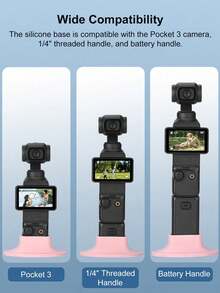 Non-Base Model, Silicone Fixed Holder Base Expansion Accessory Suitable For Pocket 3 Handheld Camera - View 7