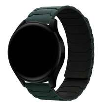 磁吸式表带，硅胶表带，18mm/20mm/22mm 智能手表表带，快拆腕带，可调节磁扣，男女通用，兼容 Galaxy Gear S2/S3/GT2/Fenix 5S Plus - 星光配橙 - 查看 14