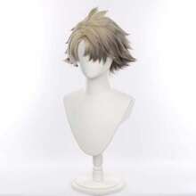 Tóc giả ngắn 12 inch màu vàng nhạt nhuộm kiểu Rudo, Gachiakuta, dùng cho cosplay, anime, Halloween, tiệc tùng, chịu nhiệt. - Ombre - Xem 10