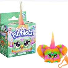 Hasbro Furby Furblets 迷你朋友，45 种以上音效和音乐，只会说 Furbish 语，电子毛绒玩具，返校礼物，适合 6 岁及以上儿童 - 彩色 - 查看 33