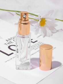 1Pc 5ml Mini Refillable Perfume Sample Spray Bottle, Premium Clear Glass Silver Cap Airtight Leakproof Fine Mist Empty Unscented Portable Travel Pocket Atomizer Dispenser, TSA Approved Cosmetic Container For Women Men Purse Daily Carry Vacation Business Trip Essential Oils Fragrance Testing Vanity Beauty Gift For Travelers Perfume Lovers - Clear - View 2