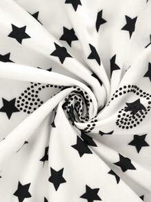 Women's Y2K Star Print Camisole Top - Double Spaghetti Straps Lace Trim U-Neck Sleeveless Top, Musical Note Graphic Backless Design, Summer Outfits For Women, Party Outfit, Going Out Streetwear, Spring Summer Daily Wear, Edgy Casual Top - Multicolor - View 4