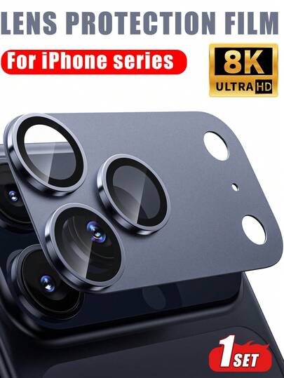 1-Piece Camera Lens Protector For IPhone 17 Pro Max - Premium 9H Tempered Glass For Strong Adhesion | Compatible With Phone Cases For A Perfect Fit | Scratch-Resistant, Fingerprint-Resistant, And Dust-Resistant | Full Coverage Protection Against Scratches And Impacts | High-Transparency Lens Cover For Preserving Original Image Quality. A Perfect Gift For Family, Friends, And Mobile Photography Enthusiasts.