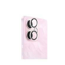 1pc Lens Protector, Compatible With OPPO A5/A5X/A5 Pro Metal Ring Tempered Glass Lens Protector, High Definition Independent Lens Protector, Scratch-Resistant And Wear-Resistant, Ultra-Thin Tempered Glass Lens Cover, 9H Tempered Glass Metal Camera Screen Protector, Easy Installation With Positioning Tool, Fashionable Phone Accessory, Compatible With Protective Case - Multicolor - View 4