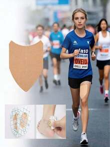 Bộ 10/20/30 miếng đệm gót siêu mỏng chống ma sát, bảo vệ hai bên và gót chân, ngăn ngừa trầy xước khi mang giày cao gót, dùng được cho cả nam và nữ. - A - Xem 2