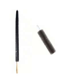 长柄多功能散热器清洁刷、烘干机排气管清洁刷、不锈钢烘干机排气管清洁套装、烘干机绒毛刷、手动绒毛刷、长柄柔性冰箱烘干机绒毛收集刷、柔性绒毛清除器 - 彩色 - 查看 22