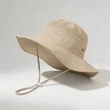 男士夏季遮阳帽，防紫外线，透气镂空遮阳帽，渔夫帽 - 彩色 - 查看 24