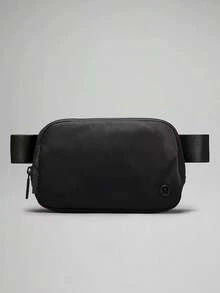 Lululemon Everywhere Belt Bag 1L Black/Black-For Yoga Gym Running-Sweat-Wicking-Yoga-All Seasons Sport-Spring/Summer-Autumn/Winter-Back To School- Easter Gift - Black/Black - 查看 1