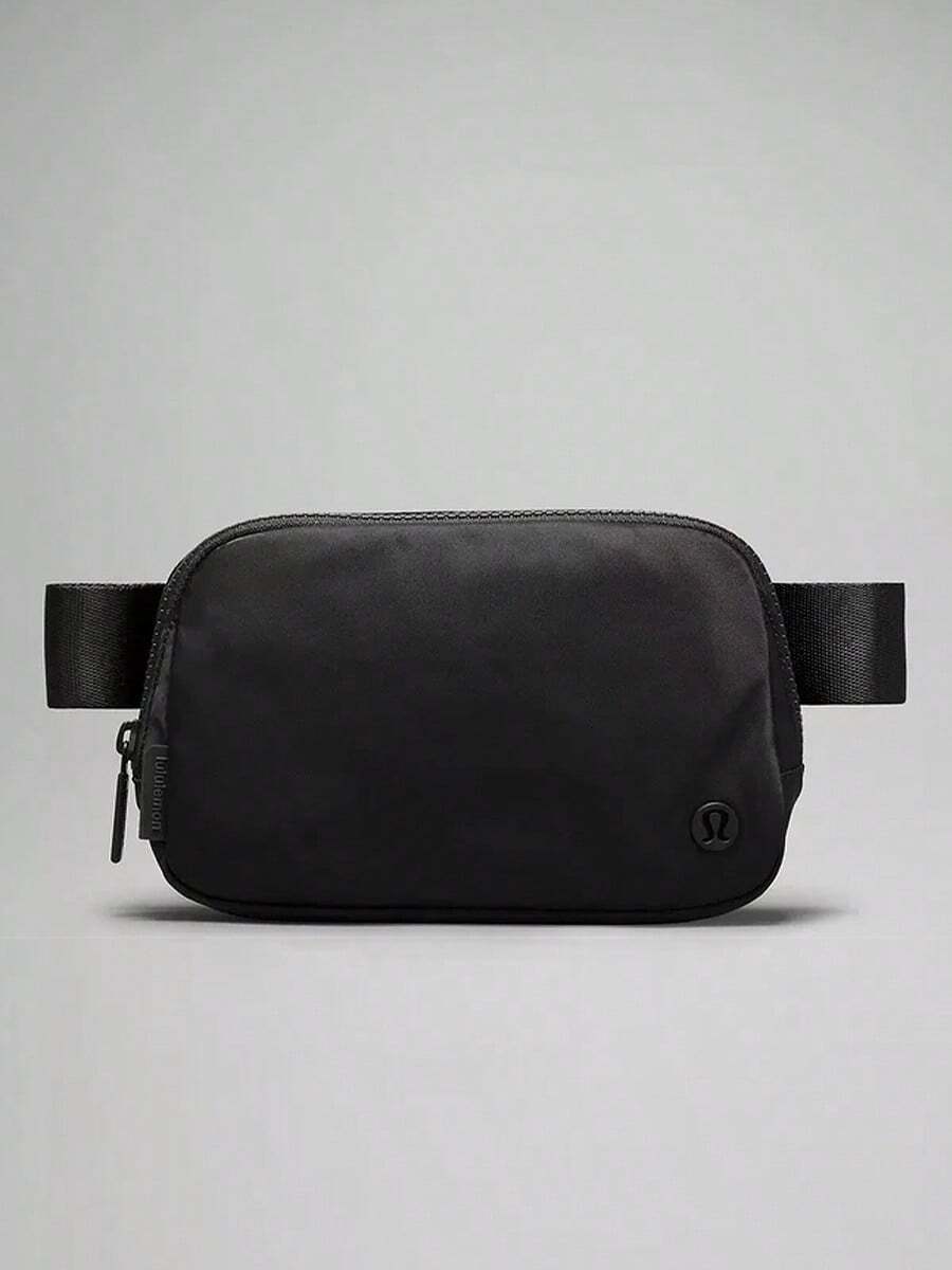 Lululemon Everywhere Belt Bag 1L Black/Black-For Yoga Gym Running-Sweat-Wicking-Yoga-All Seasons Sport-Spring/Summer-Autumn/Winter-Back To School- Easter Gift - Black/Black - 查看 1